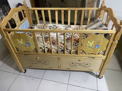 Wooden Baby Cot High Quality
