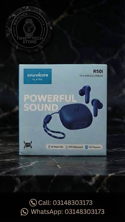 soundcore R50i true wireless earbuds.