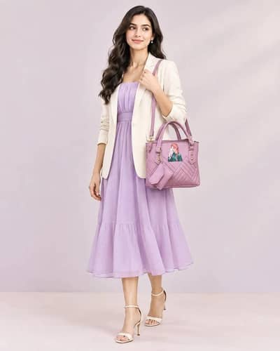 leather hand bag