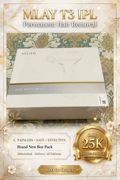 MLAY T3 Hair Removal Device For Women - Original Box Pack