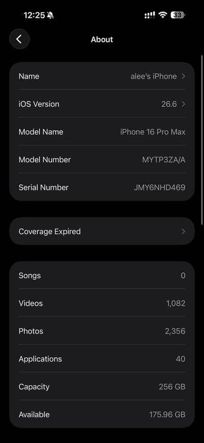 Iphone 16 Pro max Gold PTA