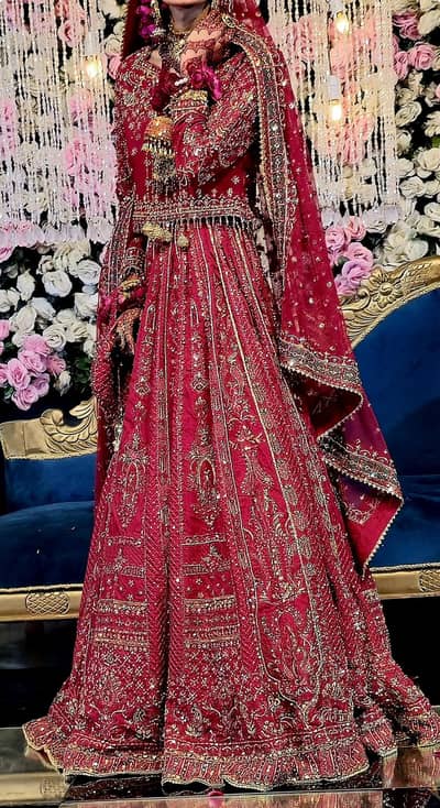Bridal lenhga dress fabric:indian raw silk