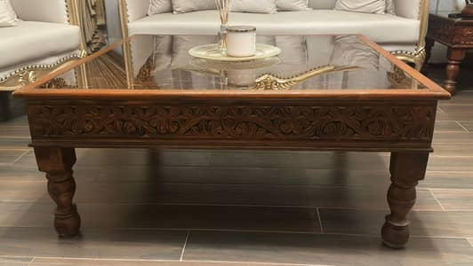 Swati handmade square coffee table - 41 x 41 x 17 inch