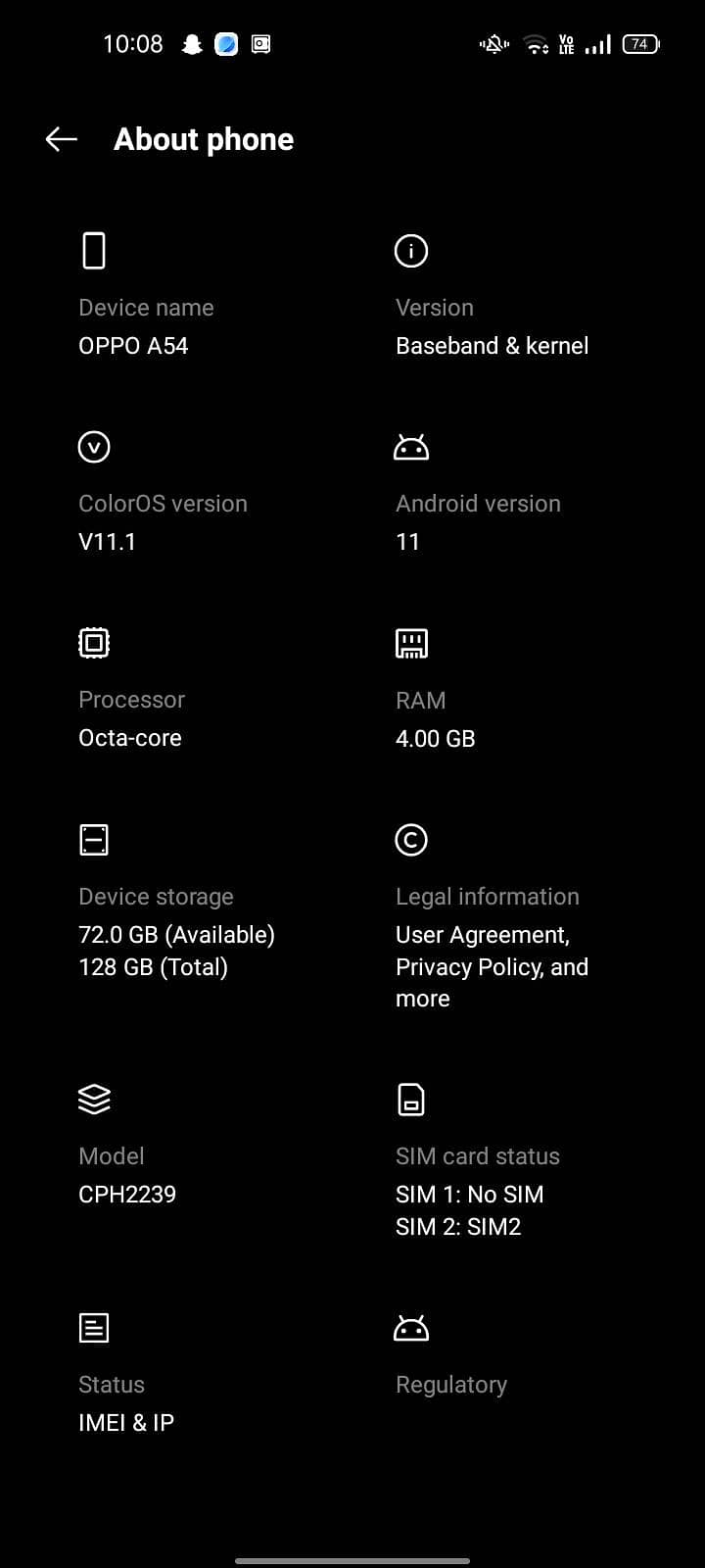 OPPO A54 5