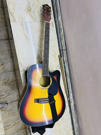 Semi Acoustic Guitar Jambo Size