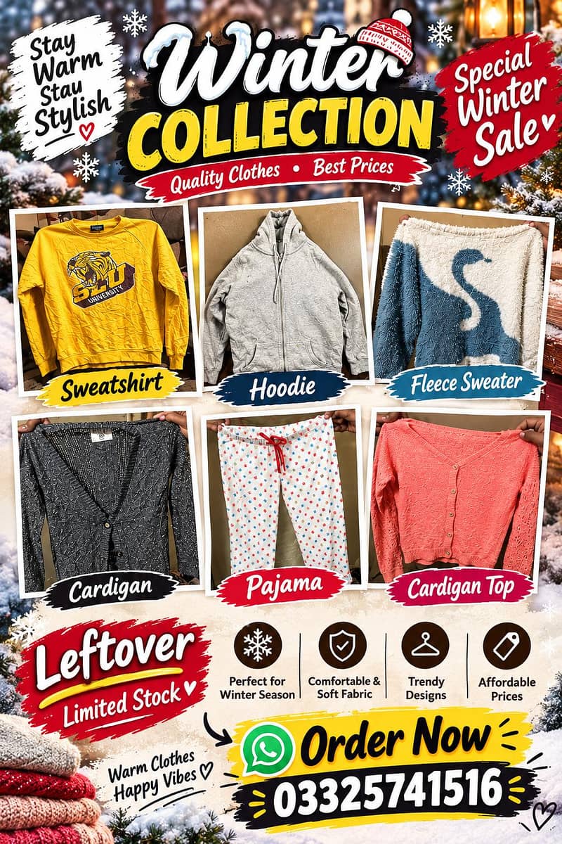 left over winter items 0