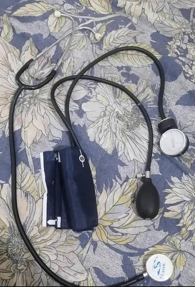 Blood pressure machine and stethoscope