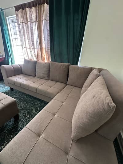 Brand new L shaped sofa set