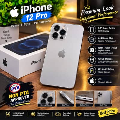 iPhone 12 Pro 128GB – Used – Non PTA – Excellent Condition