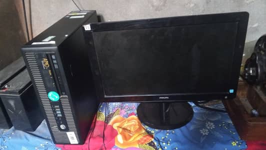 LED philips, CPU HP cor 4 generation 6 ram 8GB Hard 510 GB