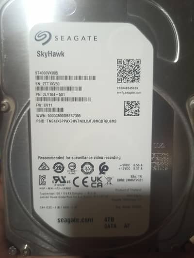 Seagate 4TB & 8TB Hard drive