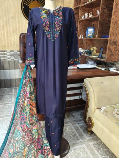 Ready to wear linen 3 piece suits