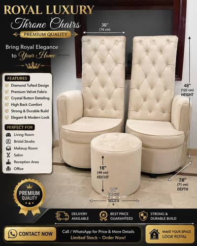 Royal couple sofas for sale 2 seaters