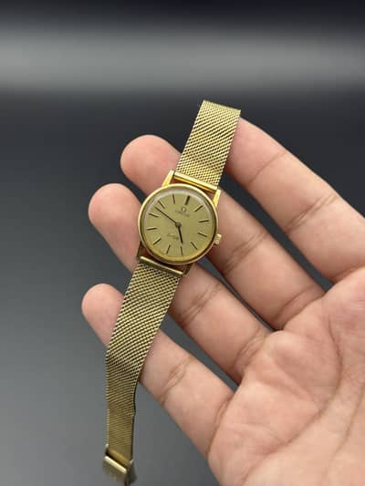 Omega gold plated vintage