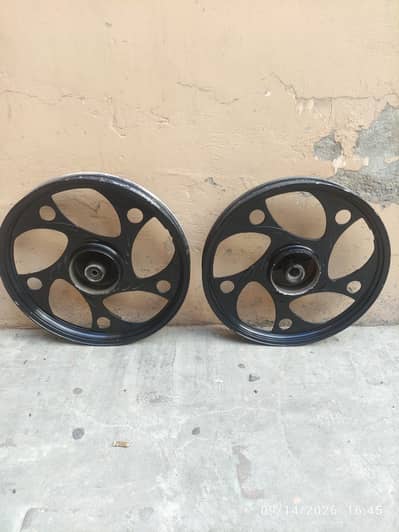Honda CD 70 Alloy rims In cheap price, with New condition,,