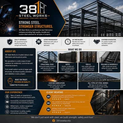 381 Steel Works | Steel Fabrication & Structure Work
