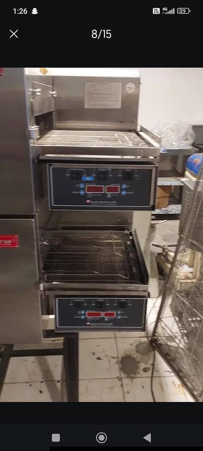pizza conveyor oven Gasro imported Fryer Rinnai imported dough mixer .