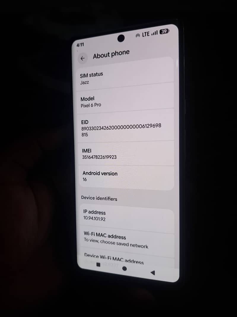 Google Pixel 6 Pro 7
