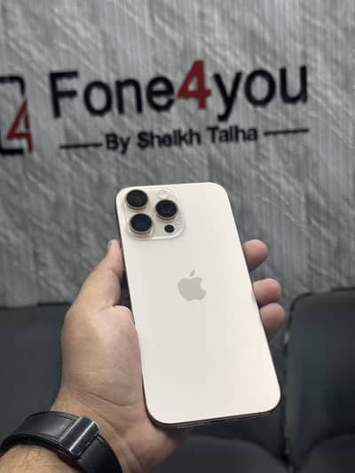 iphone 16Promax 256GB Non-pta full sim time remaining 96% health