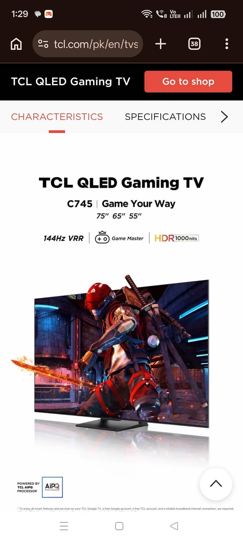 tcl qled c745 1