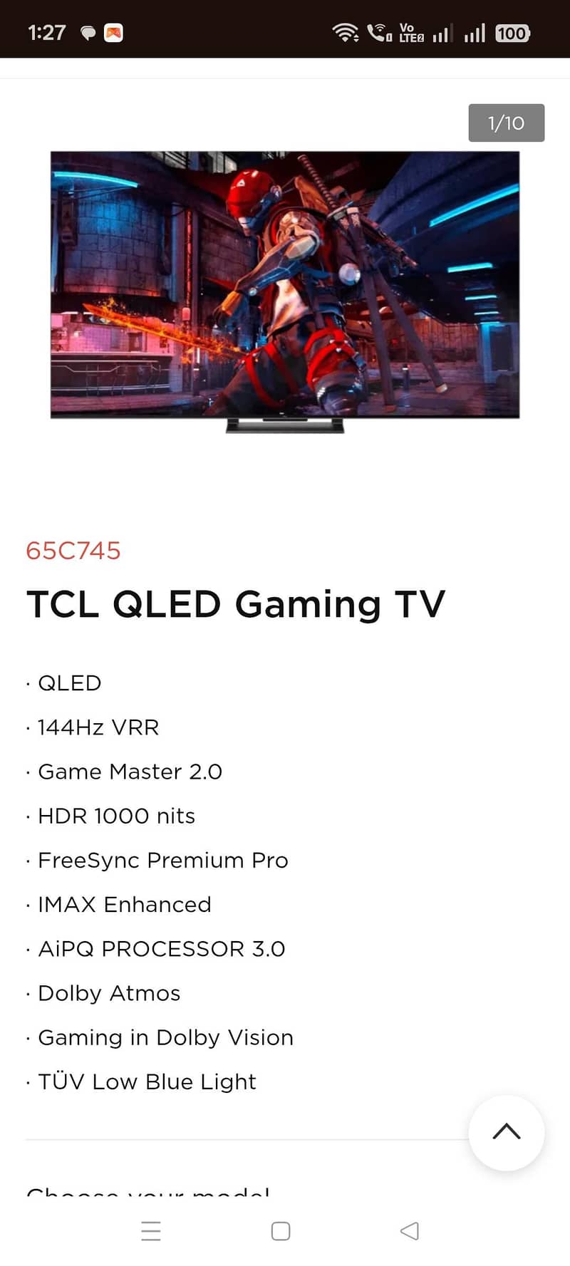 tcl qled c745 2