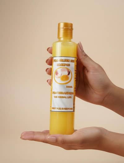 Fiba's Organic Egg shampoo
