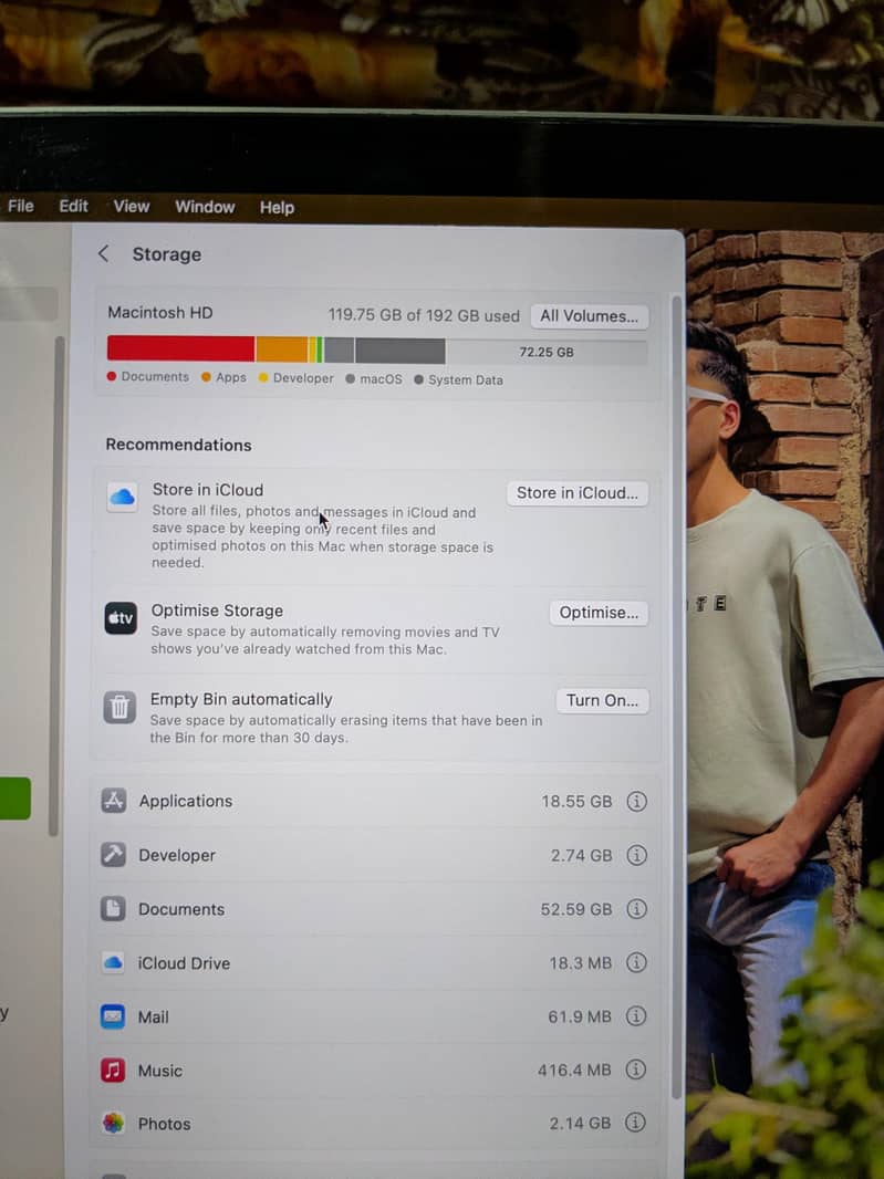 Macbookpro 2017model Touchbar 7
