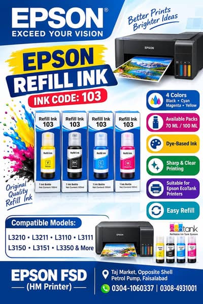 Epson Refill ink