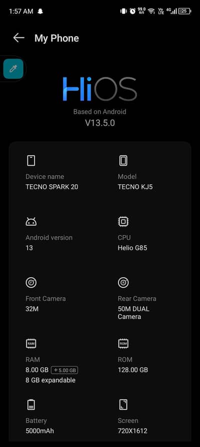 Tecno Spark 20C
