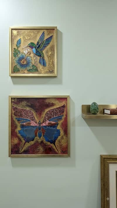 hanging art work