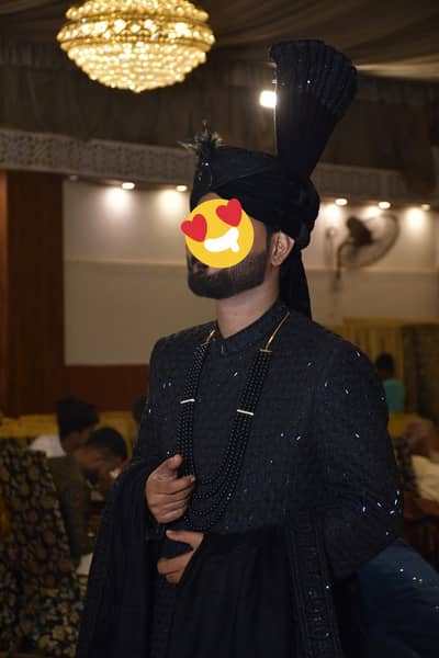 sherwani 7pes hand work
