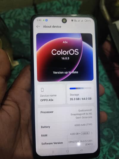 OPPO A5x