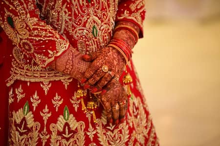 One time used bridal dress from zarri palace
