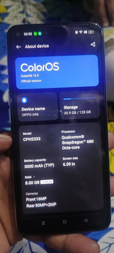 OPPO A96