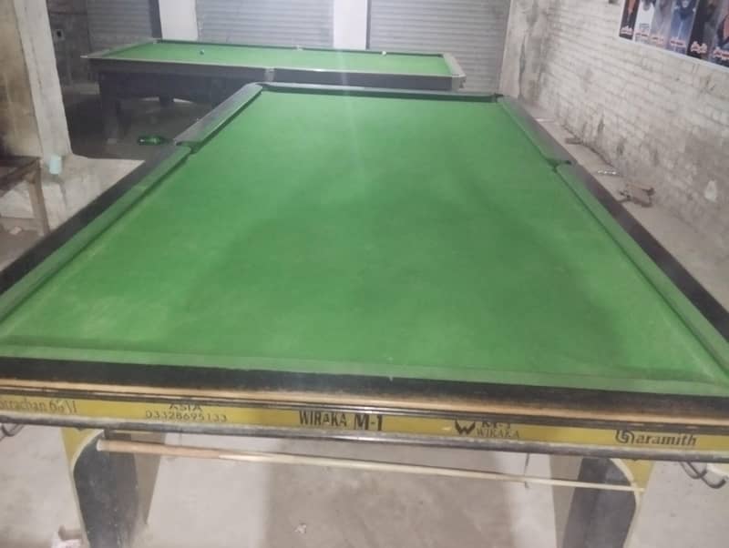 2 Snooker Tables 2
