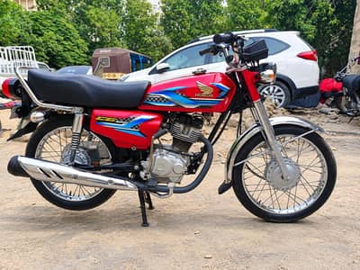 Honda CG 125 – 2024 Model | Red | Excellent Condition