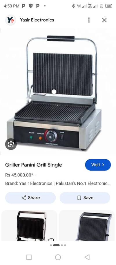 panini gril sandwich maker