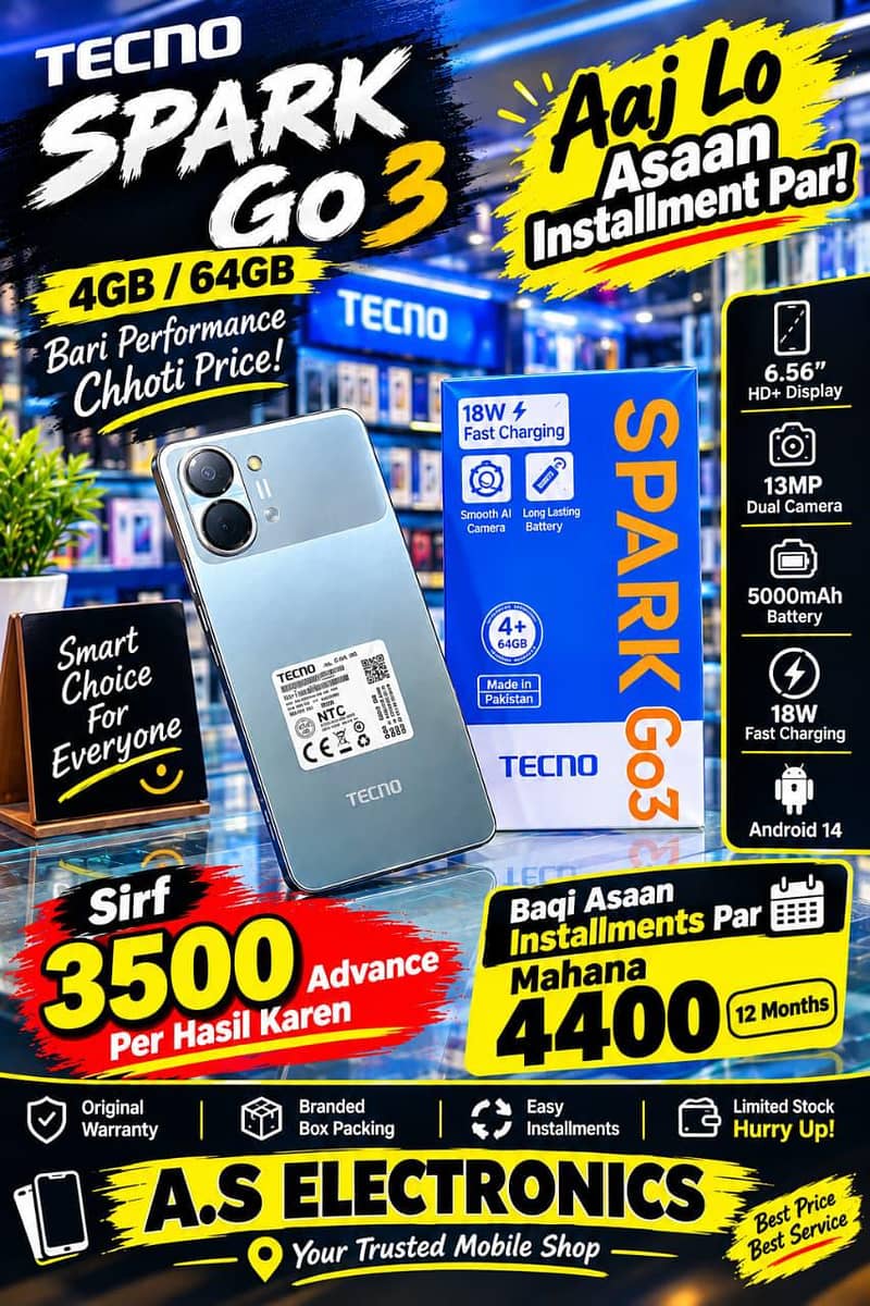 Tecno Spark Go 0