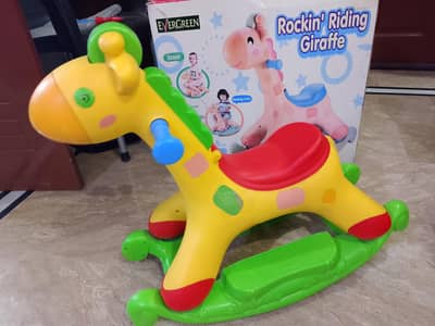 Rocking and Riding Giraffe