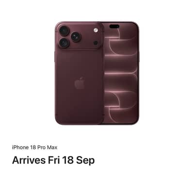Apple iPhone 18 Pro Max