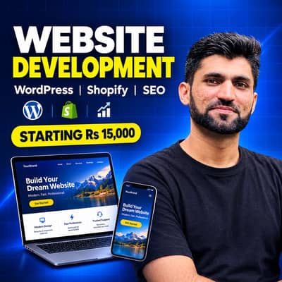 Website Development | WordPress | Shopify Ecommerce Store | SEO Expert