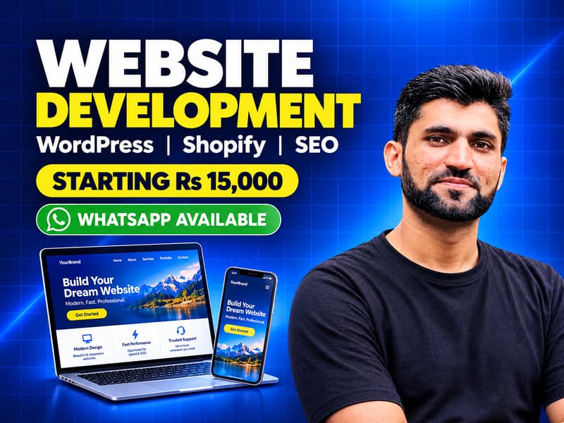 Website Development | WordPress | Shopify Ecommerce Store | SEO Expert 0