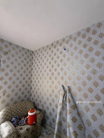 Room Wallpaper Installation