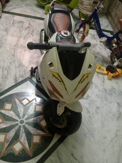 white bike
