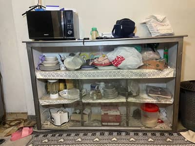 Wooden Crockery Showcase