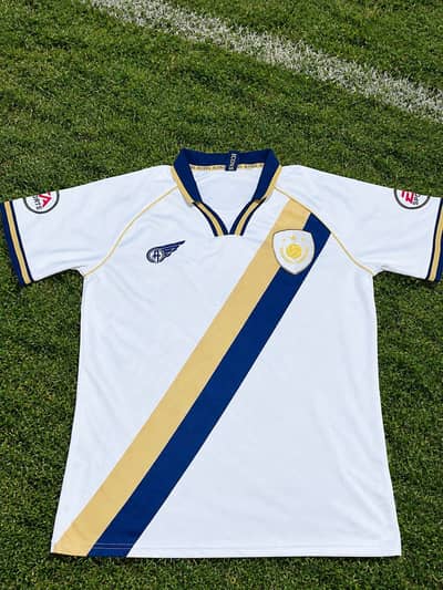 2018 EA Icon Jersey | Vintage/Retro | White Navy & Gold