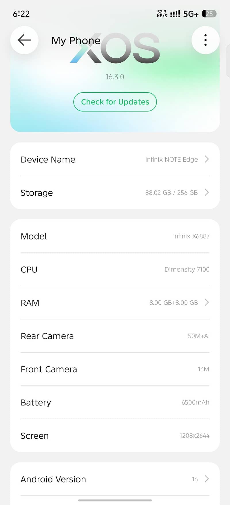 infinix note edge 0