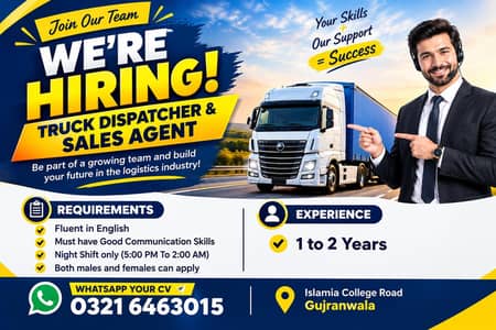 truck dispatcher & Sales agent