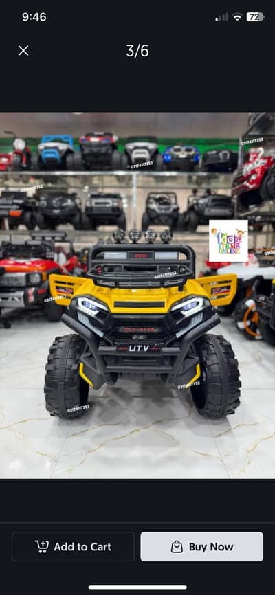Kids/baby electric big size ride on jeep 2 seater DLX-6188