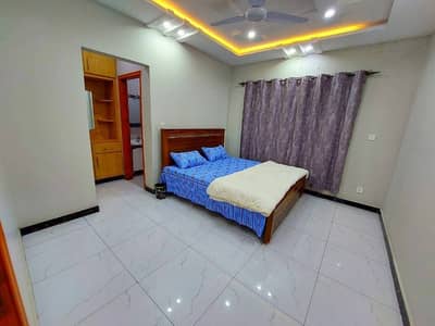 Rawalpindi Bahria Town Phase 8 7 Marla Marla Beautiful Furnished Upper Portion Available For Rent